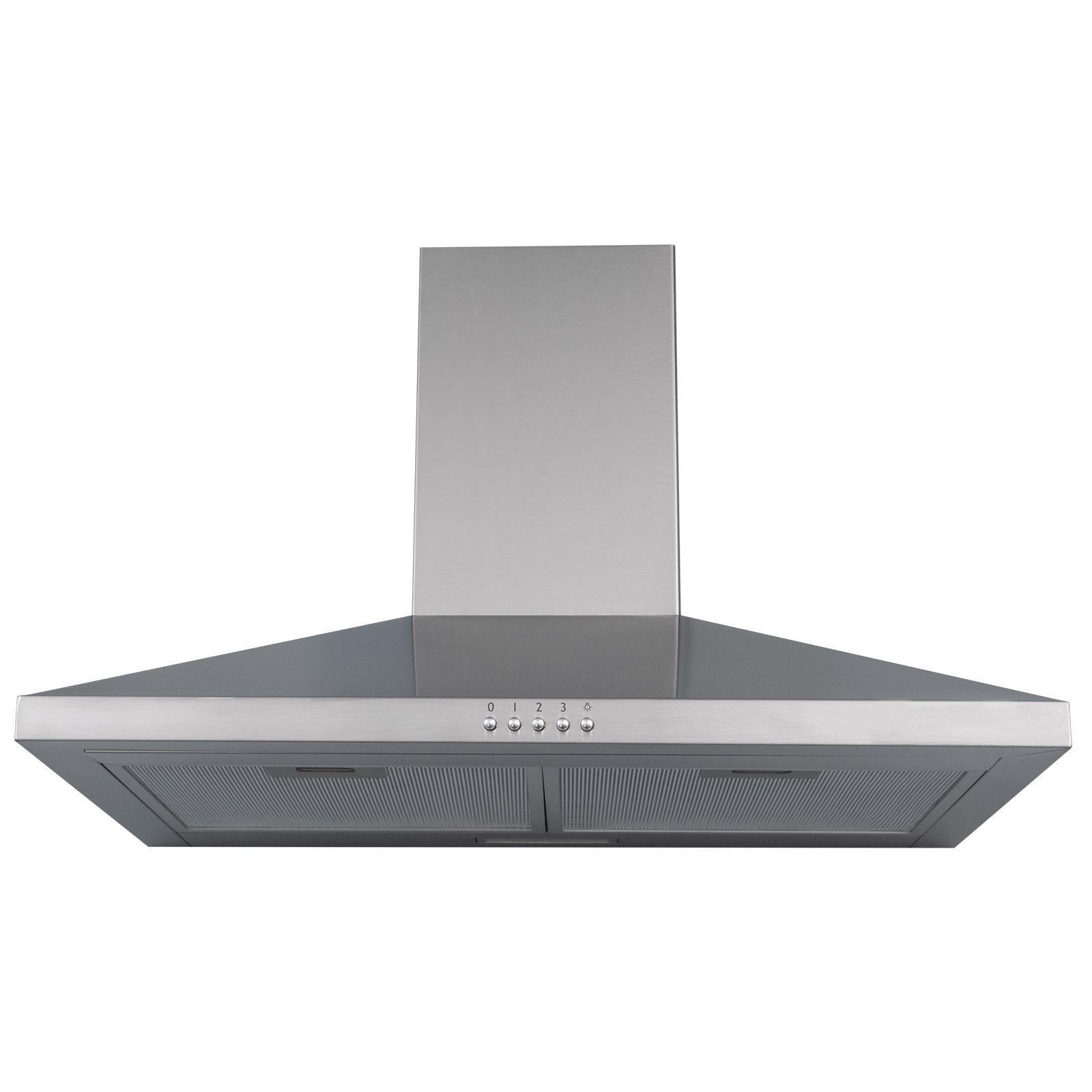 60cm Chimney Cooker Hood Kitchen Extractor Fan In Stainless Steel - WEH60SS