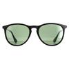 montana Oval Matte Black Green Polarized MP24 Sunglasses thumbnail 1