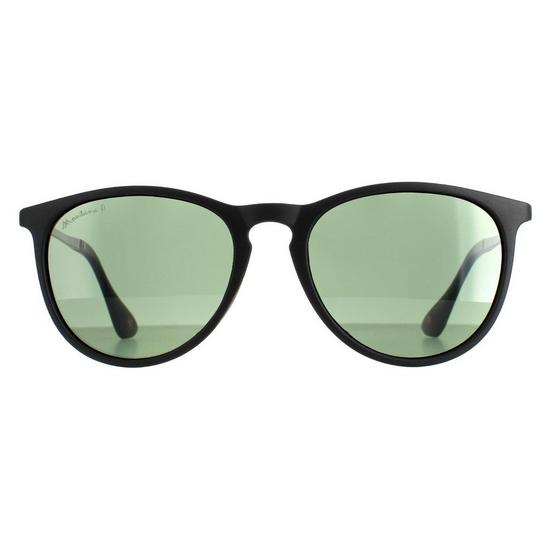 montana Oval Matte Black Green Polarized MP24 Sunglasses 1