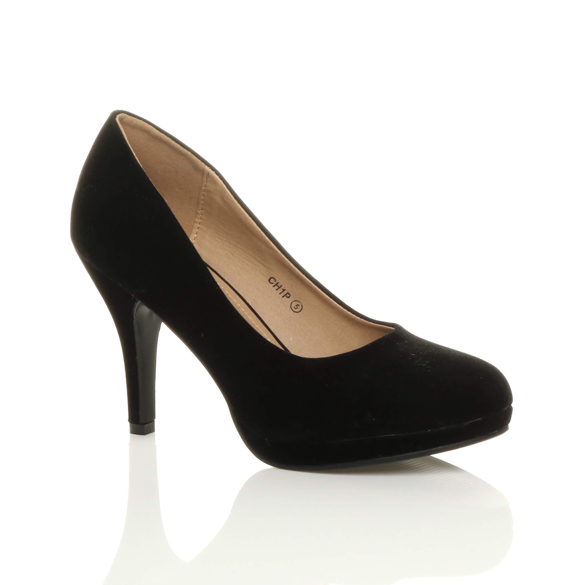 Buy Black Embroidered Sparkling Diva Pump Heels by Around Always Online at  Aza Fashions.