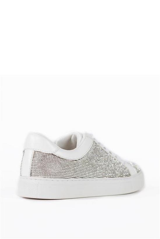 Paradox London 'Zora' Crystal Encrusted Trainers 5