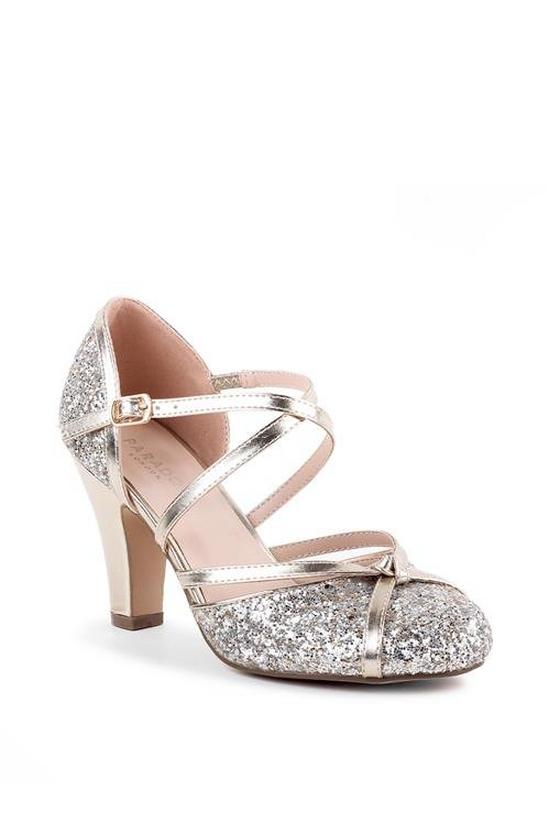 Paradox London Glitter 'Fifi' High Heel Court Shoes 2