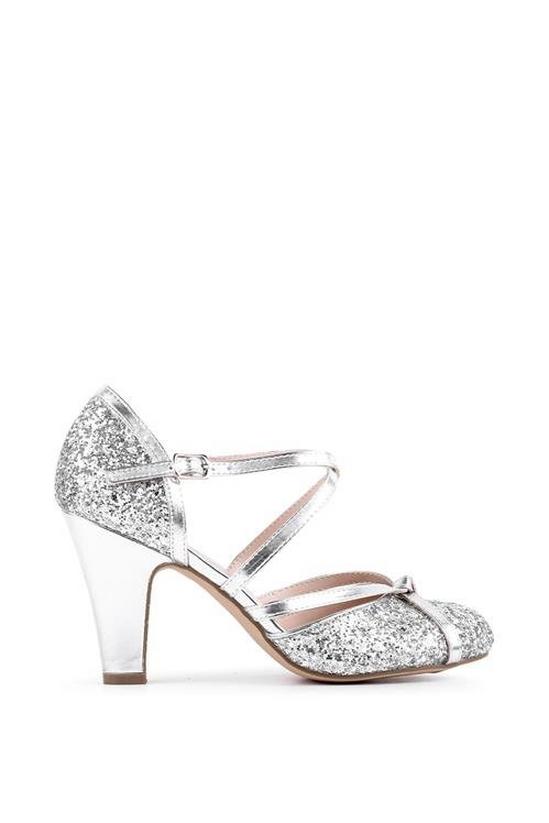 Paradox London Glitter 'Fifi' High Heel Court Shoes 1