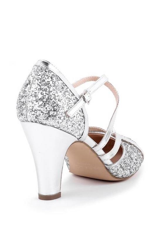 Paradox London Glitter 'Fifi' High Heel Court Shoes 5