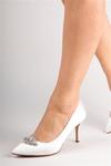 Paradox London Satin 'Godiva' Mid Heel Court Shoes thumbnail 4