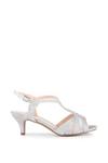 Paradox London Glitter 'Nelly' Wide Fit Low Heel T-bar Sandals thumbnail 1