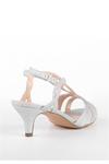 Paradox London Glitter 'Nelly' Wide Fit Low Heel T-bar Sandals thumbnail 5