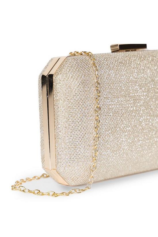 Paradox London Glitter 'Dulcie' box clutch handbag 2