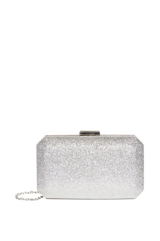 Paradox London Glitter 'Dulcie' box clutch handbag 1