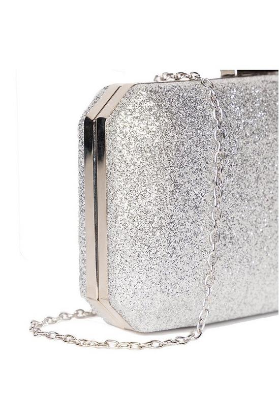 Paradox London Glitter 'Dulcie' box clutch handbag 2