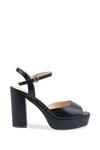 Paradox London Shimmer 'Lolita' Block Heel Platform Ankle Strap Sandal thumbnail 1