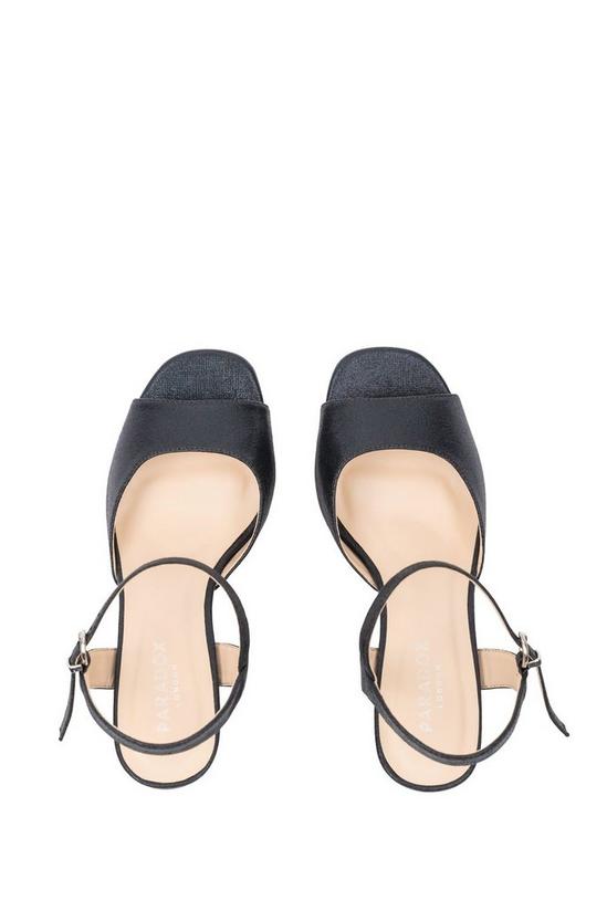 Paradox London Shimmer 'Lolita' Block Heel Platform Ankle Strap Sandal 3