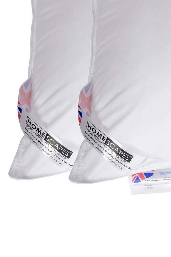 Homescapes Microfibre Extra Fill Pillow Pair 3