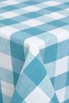 Homescapes Block Check Cotton Gingham Tablecloth, 137cm x 228cm thumbnail 2