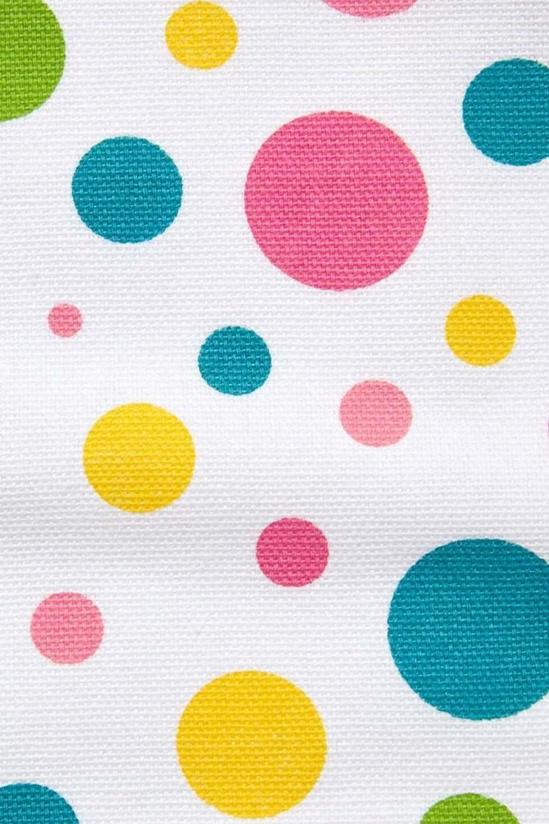 Homescapes Multi Colour Polka Dot Cotton Apron 2