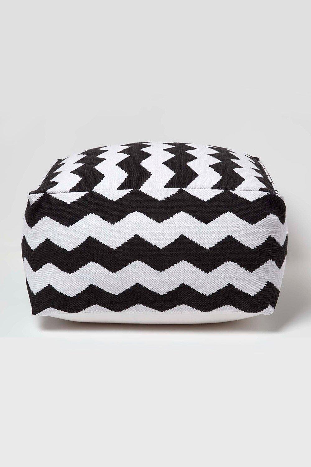 Large Bean Filled Cube Footstool