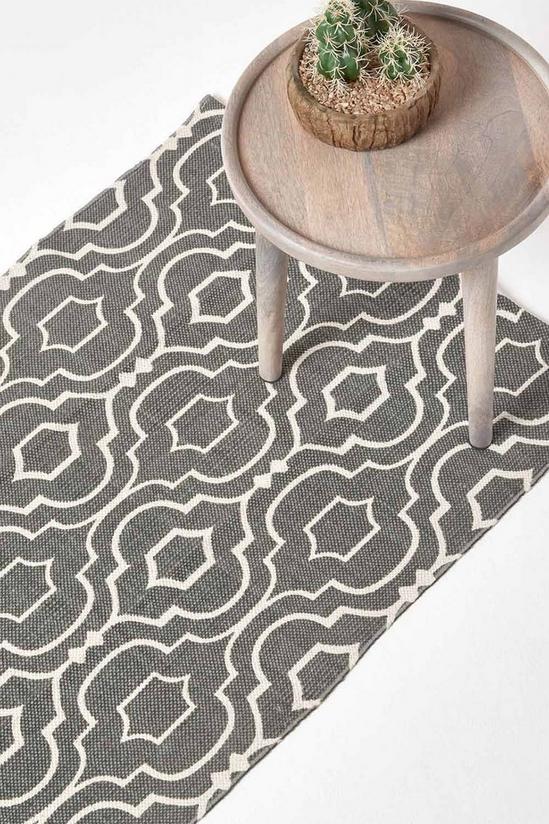 Homescapes Riga 100% Cotton Printed Patterned Hall Runner, 66 x 200 cm 1