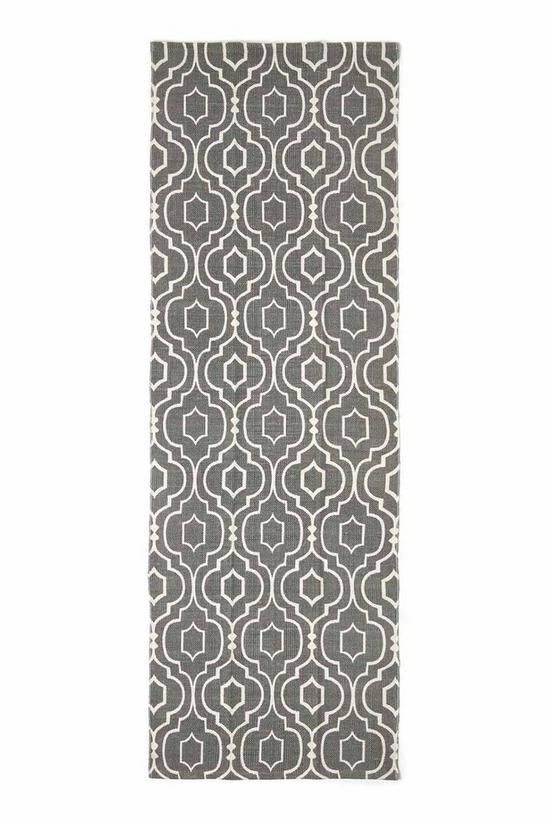 Homescapes Riga 100% Cotton Printed Patterned Hall Runner, 66 x 200 cm 2