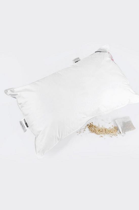 Homescapes Goose Feather & Down Camomile Pillow Dried Camomile Insert Extra Fill 1