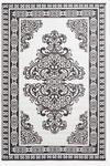Homescapes Black and White Motif Design Reversible Outdoor Rug thumbnail 5