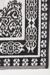 Homescapes Black and White Motif Design Reversible Outdoor Rug thumbnail 6
