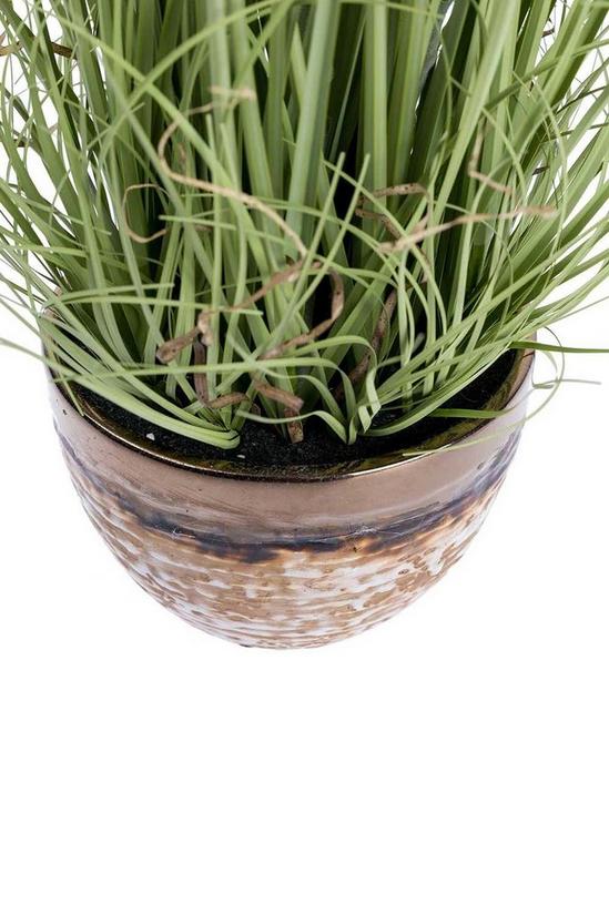 Homescapes Artificial Lavender Plant in Decorative Metallic Ceramic Pot, 66 cm 3