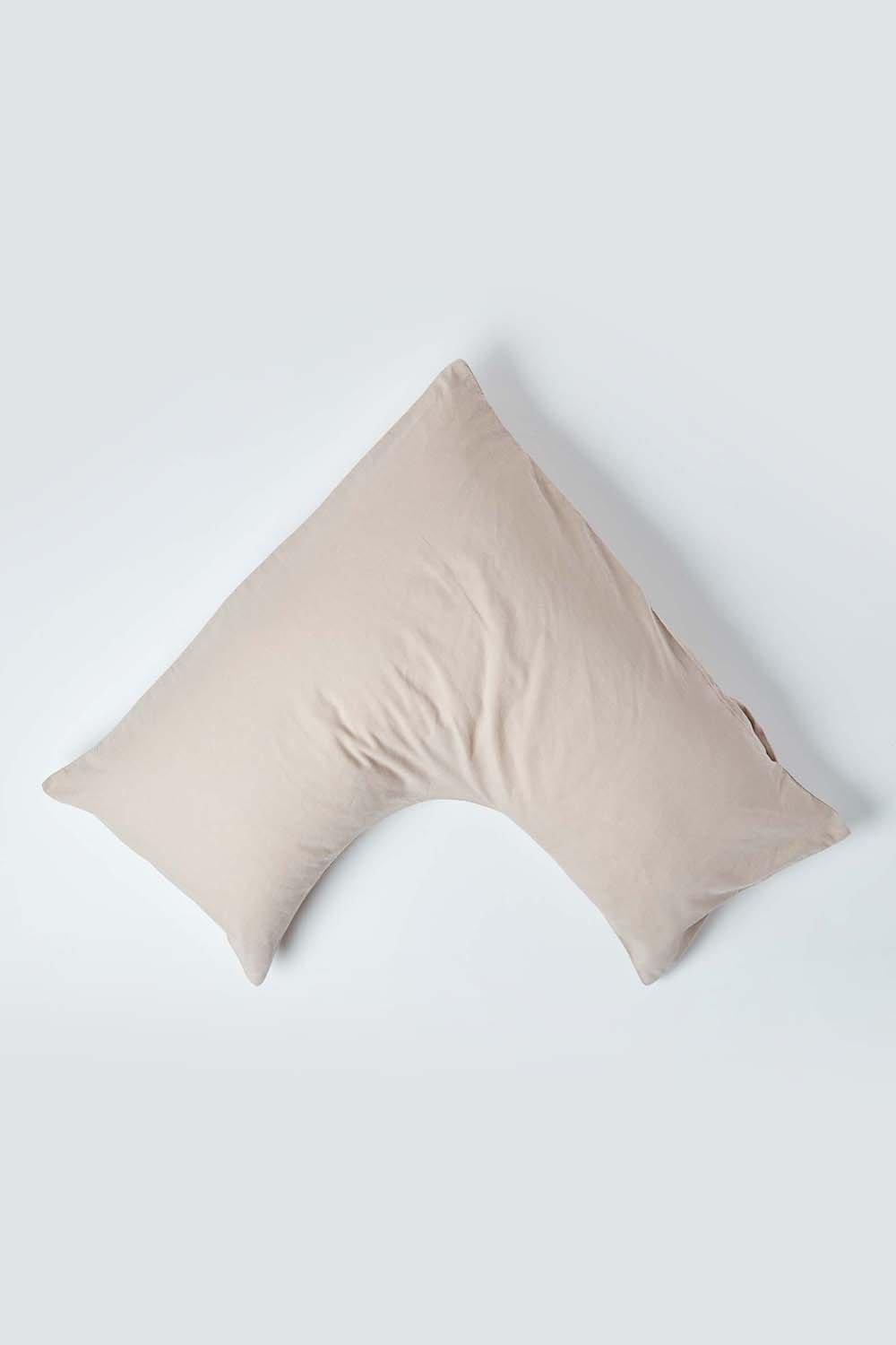 Linen V Shaped Pillowcase