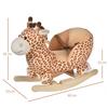 HOMCOM Animal Baby Rocking Horse Children Toy Seat Rocker Giraffe 32 Songs thumbnail 3