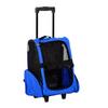 PAWHUT Pet Travel Backpack Bag Cat Puppy Dog Carrier with Trolley and Telescopic Wheel thumbnail 1