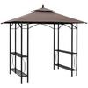 OUTSUNNY 2.5x1.5m BBQ Tent Canopy Patio Outdoor Awning Gazebo Sun Shelter thumbnail 1