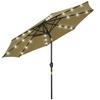 OUTSUNNY 24 LED Solar PoweParasol Umbrella Garden Tilt Outdoor String Light thumbnail 1