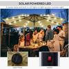 OUTSUNNY 24 LED Solar PoweParasol Umbrella Garden Tilt Outdoor String Light thumbnail 3
