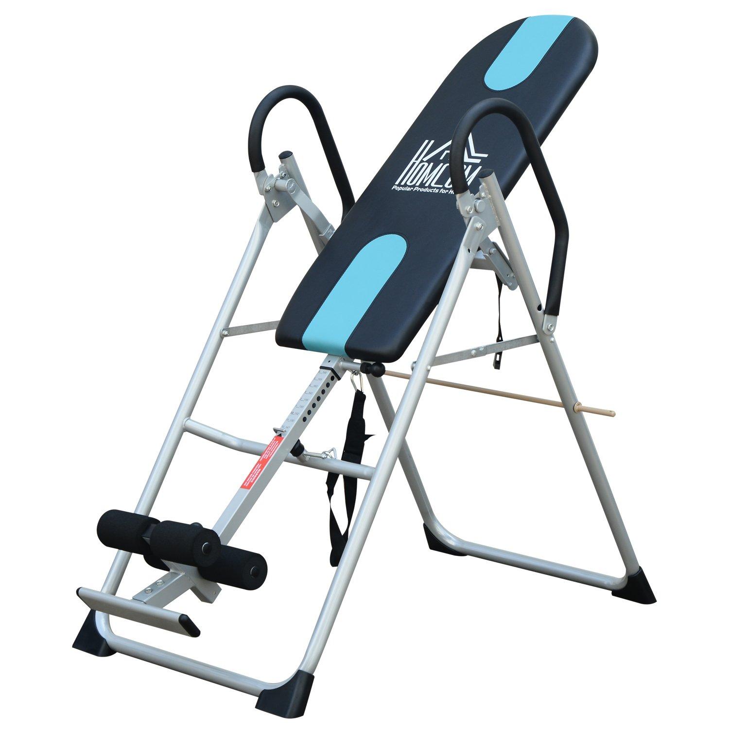 Foldable Therapy Gravity Inversion Table AB Exercise Bench Fitness