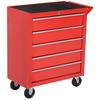 DURHAND Roller Tool Cabinet Stoarge Box 5 Drawers Wheels Garage Workshop thumbnail 1