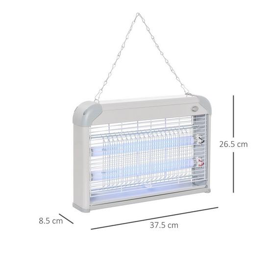 OUTSUNNY LED Mosquito Insect Killer Lamp Electric Pest Catcher Bug Zapper 3