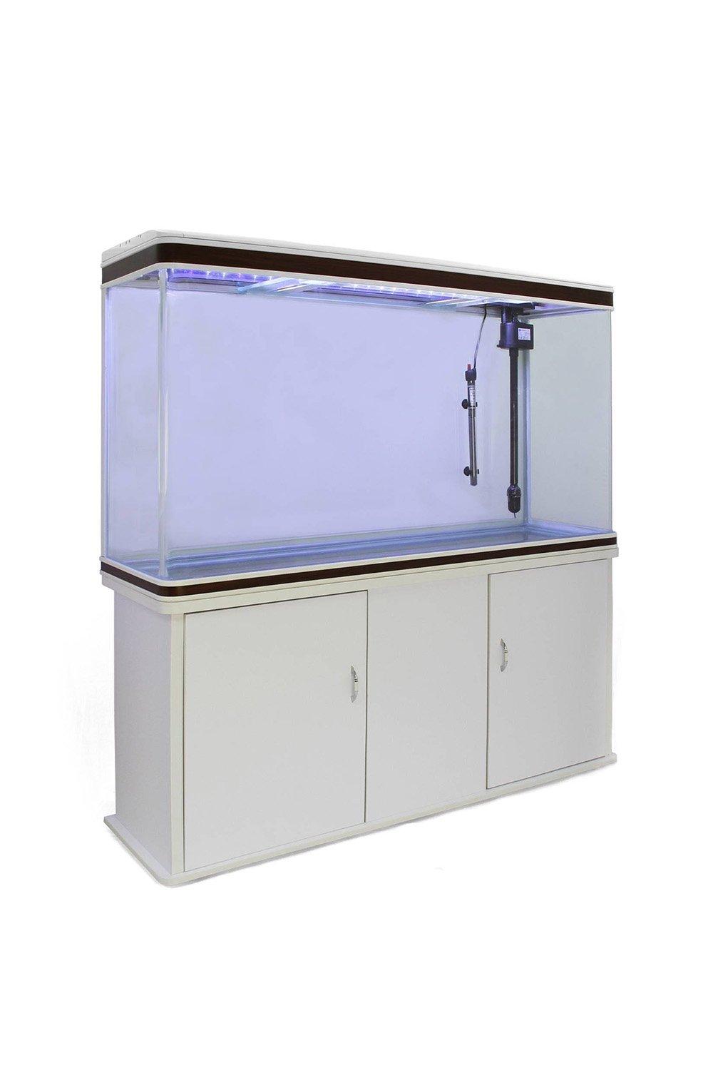 Aquarium Fish Tank & Cabinet - White