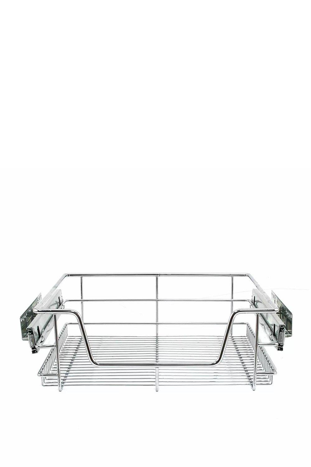 2 x KuKoo Kitchen Pull Out Storage Baskets - 500mm Wide Cabinet