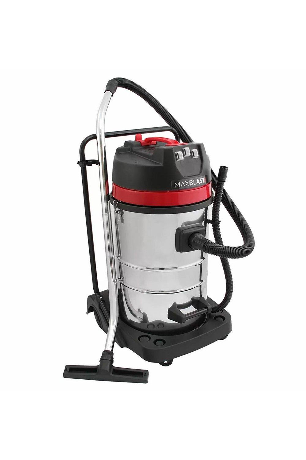 80L Industrial Vacuum with Floor Nozzle Attachment