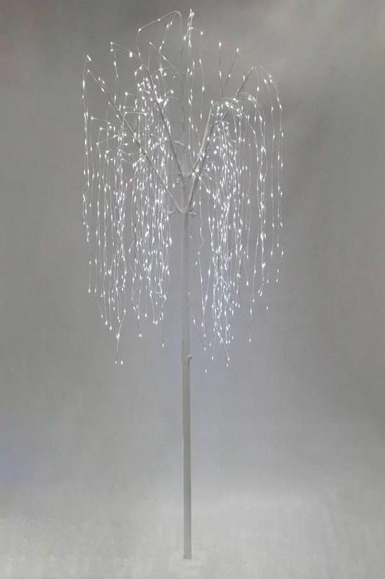 Monstershop Weeping Willow Tree - White - 240cm - Cool White 2