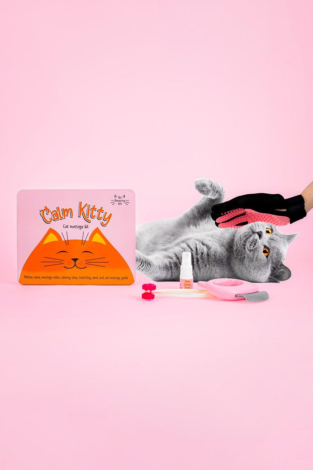 Gift Republic Calm Kitty Cat Massage Kit
