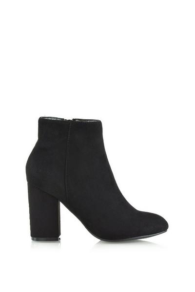 'Peaches' High Block Heel Ankle Boots