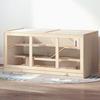 PAWHUT Wooden Hamster Cage Rats Mice Rodent Small Animals Hutch Exercise thumbnail 2