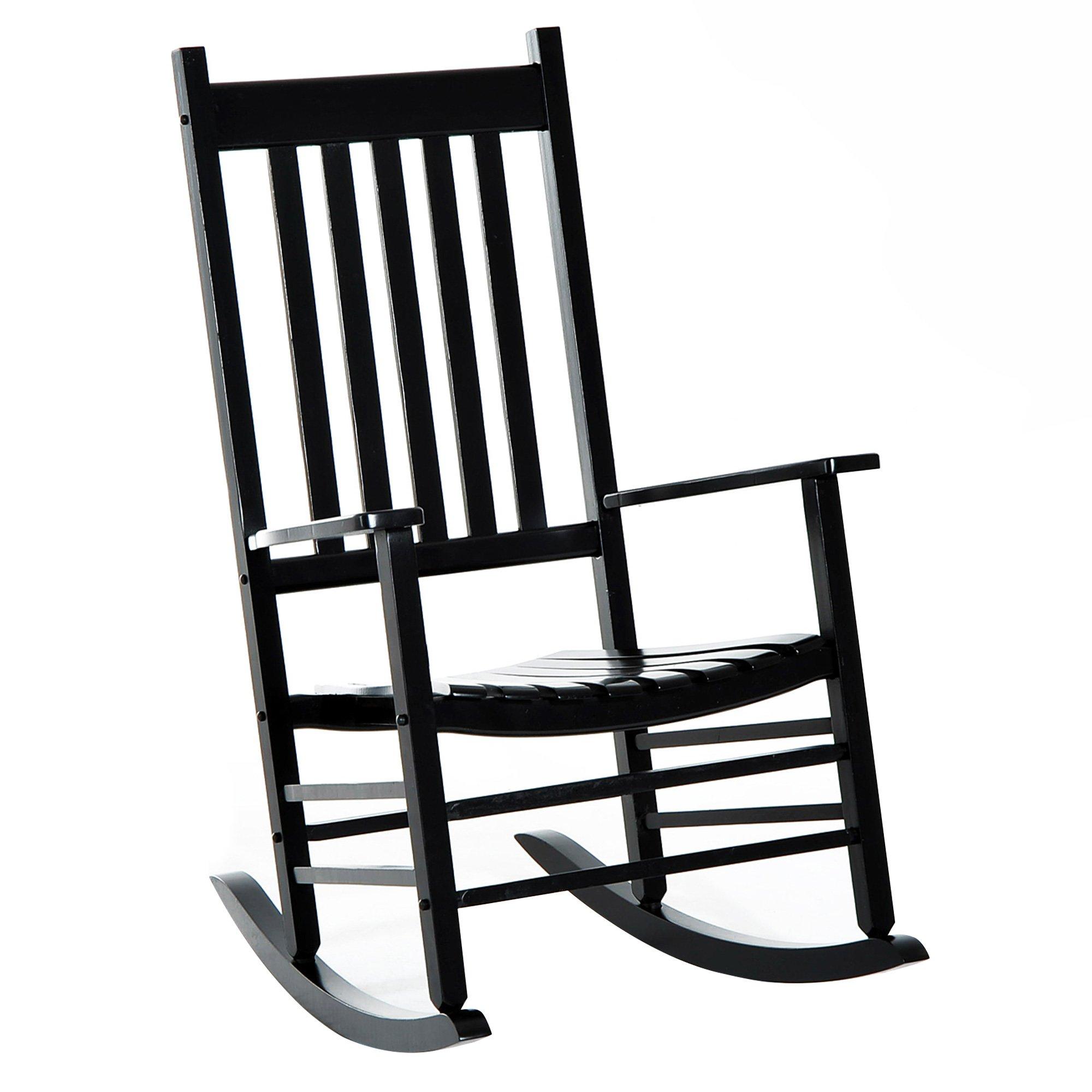 Garden Rocking Chair Outdoor Swing Wooden Rocker Balcony Armchair