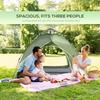 OUTSUNNY 2 Man Pop Up Tent Camping Festival Hiking Family Travel Shelter thumbnail 4