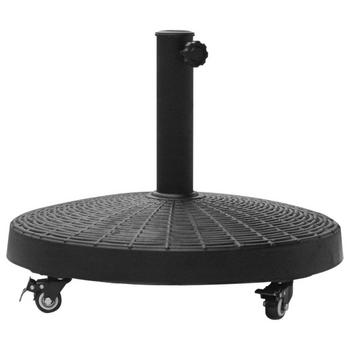 Related Product 25kg Resin Patio Umbrella Base Parasol Stand Weight Deckwith Wheels