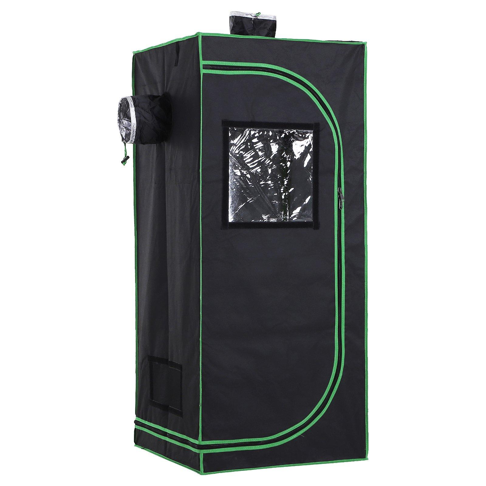 Mylar Hydroponic Grow Tent with Floor Tray for Indoor Plant