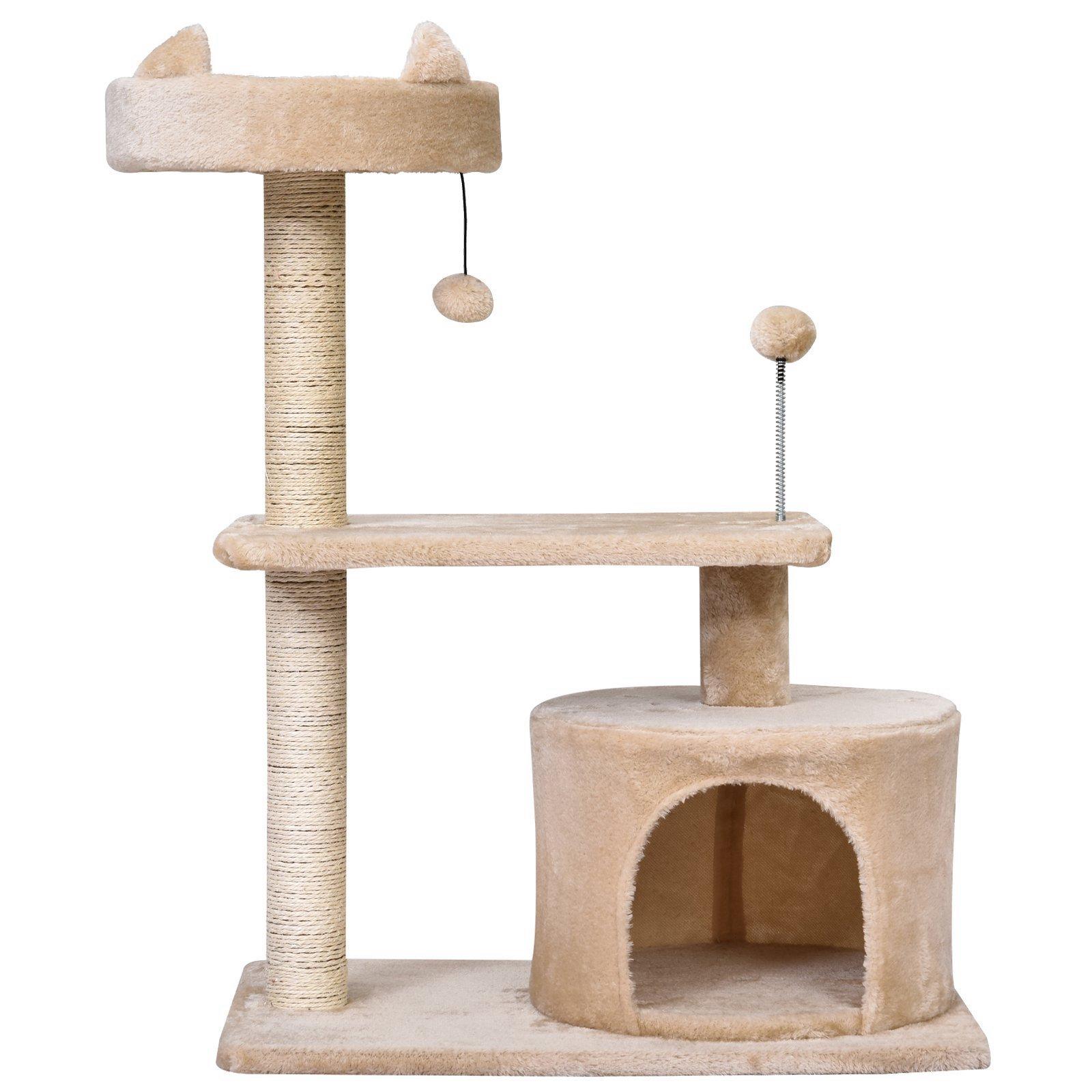 81cm Cat Tree Scratching Post Tower for Kitten Large Cats House