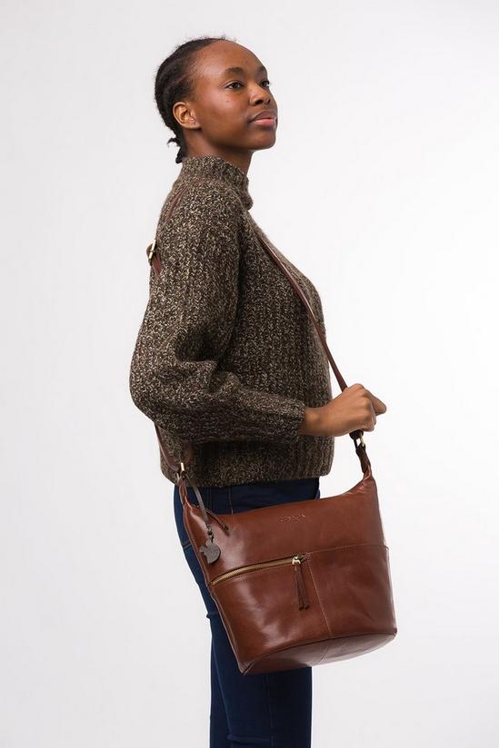 Conkca London 'Kristin' Leather Shoulder Bag 2