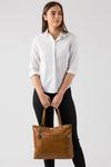 Conkca London 'Patience' Leather Tote Bag thumbnail 2