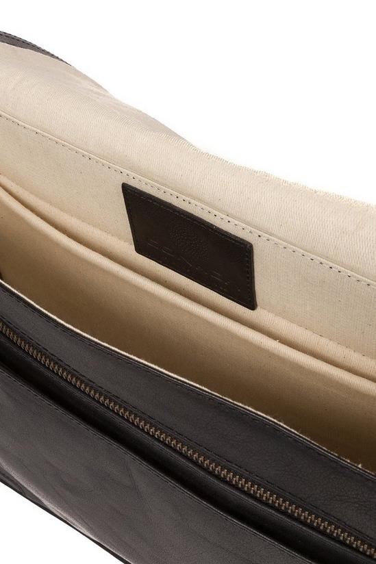 Conkca London 'Zico' Leather Messenger Bag 4